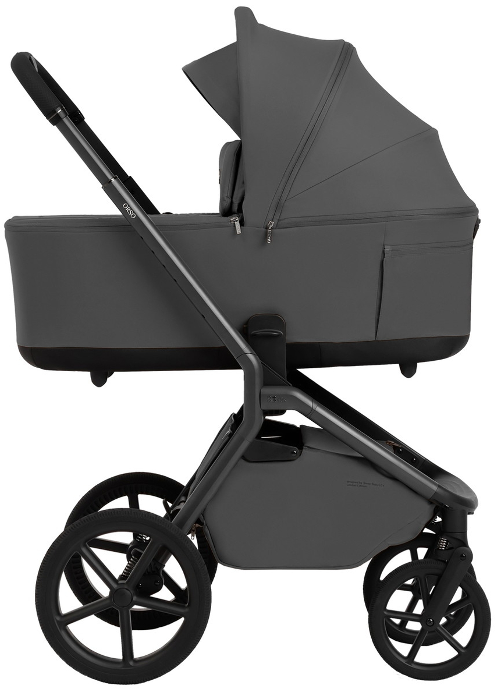 Коляска 3 в 1 Sweet Baby SBL Orso New + автокресло Premier Grey New Dark Grey