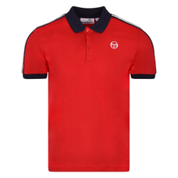 Мужское поло теннисное Sergio Tacchini Nabo Polo - red/navy