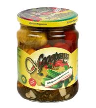 Ассорти №7 Томаты, огурцы, патиссоны маринованные 670мл. Лучшие рецепты - купить не дорого в Москве