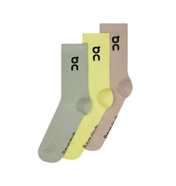 Теннисные носки On Logo Sock High 3P - lemonade/tin