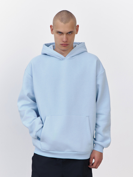 Худи с начесом (голубой)