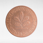 Germany, 1 Pfennig, 1979, (Hamburg Mint - "J"), VF
