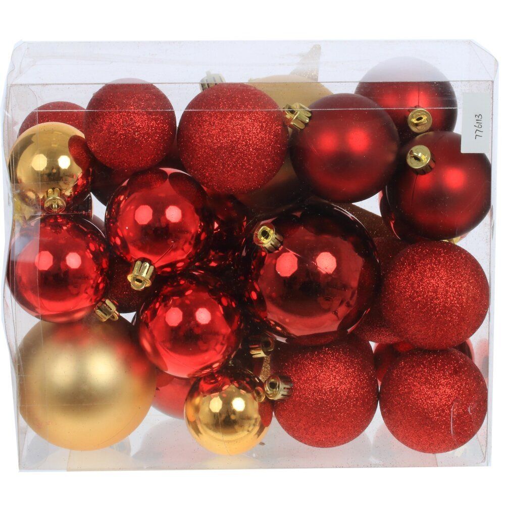 GAEM Набор из 30шт Украшение новогоднее "Шар", D8/6/5 см L21 W13 H26 см
