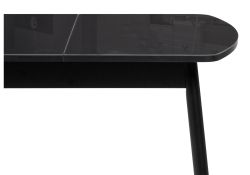 Стеклянный стол Калверт 94(126)х64х75 черный