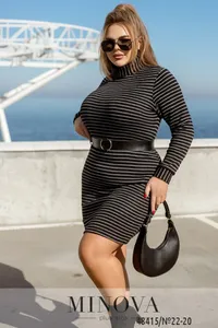 Платье 22-20-Чёрный Minova