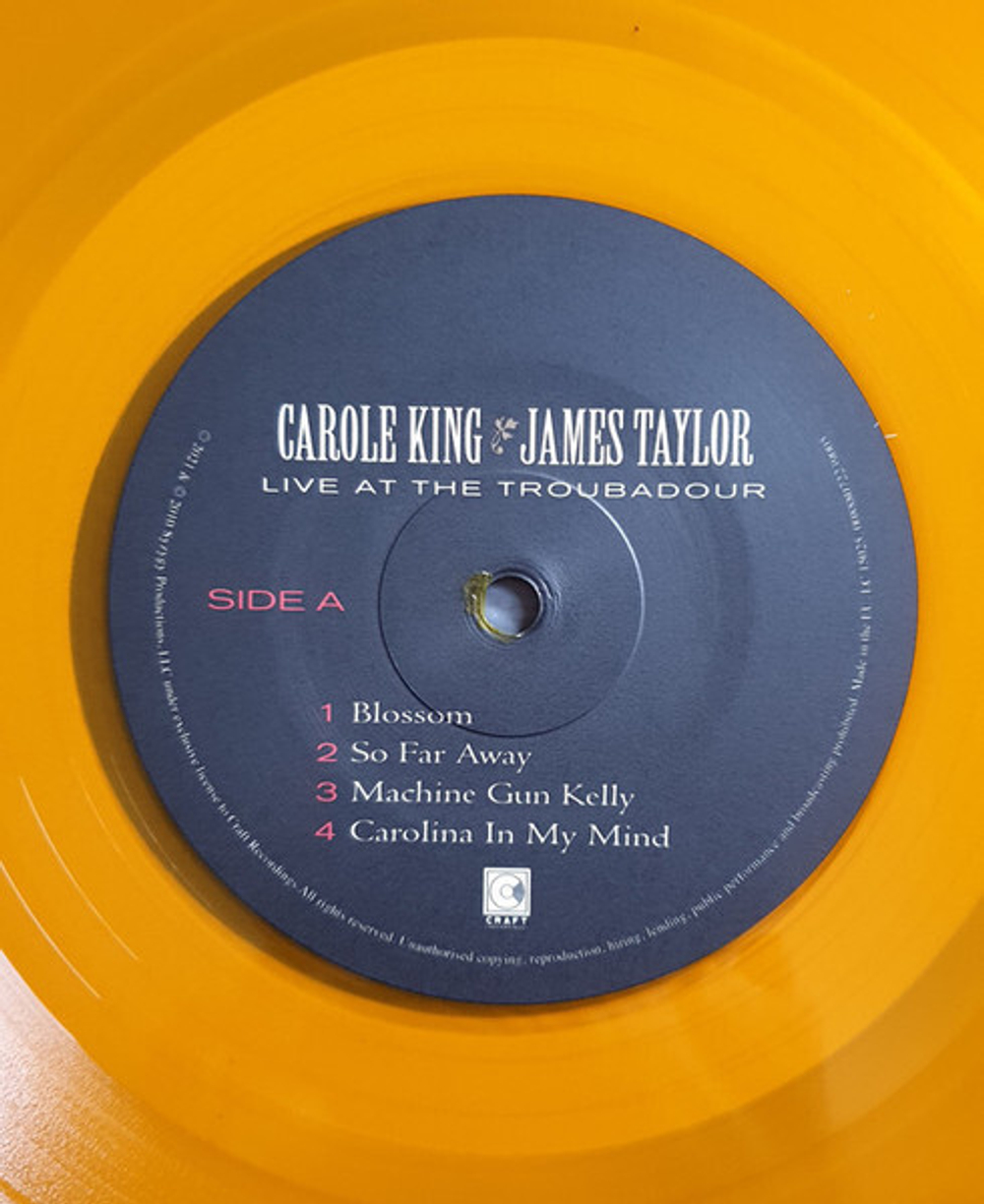 Carole King & James Taylor / Live At The Troubadour (Coloured Vinyl)(2LP)