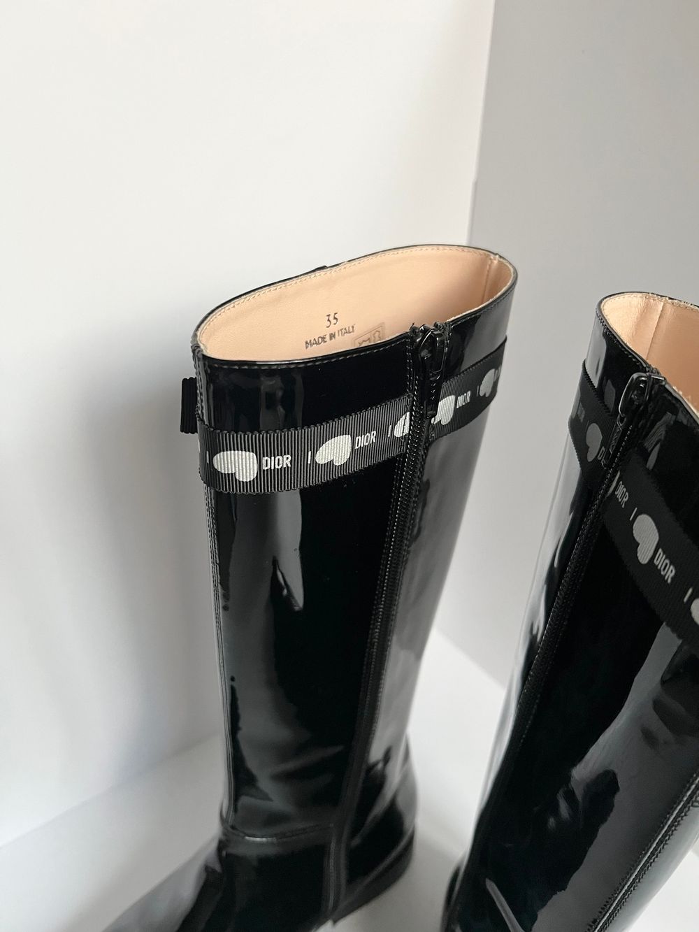 Кожаные сапоги Dior, 35