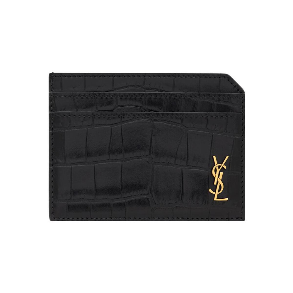 Картхолдеры и кошельки SAINT LAURENT YSL Logo, 758203-DZEDW-1000