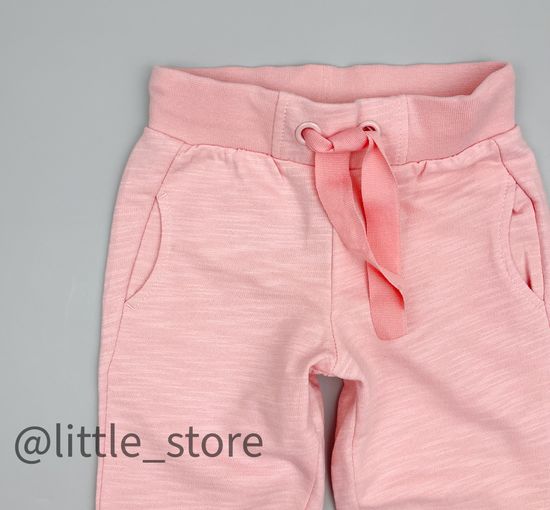 Брюки "Сладкий зефир" из футера, Пыльная роза