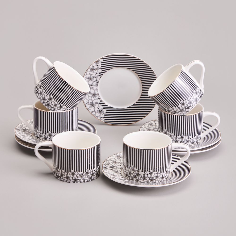 ЧАЙНЫЙ НАБОР LEFARD "TOP STYLE" НА 6 ПЕР. 12 ПР. 250 МЛ