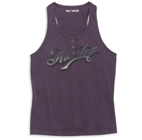 Майка Tatoo Font Henley Racerback Harley-Davidson