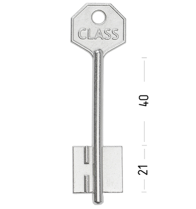 Заготовка сувальдного ключа 10651 KLS5D КЛАСС-5