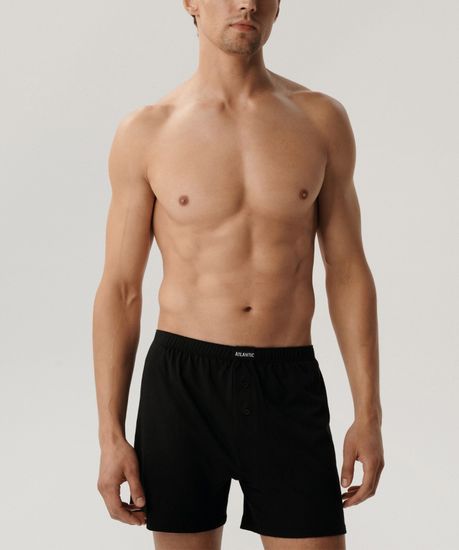 Трусы (2 шт) мужские семейные Atlantic 2BMB-003, черные