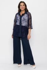 Костюм Кружевная история (синий) К13799-13М LT Collection