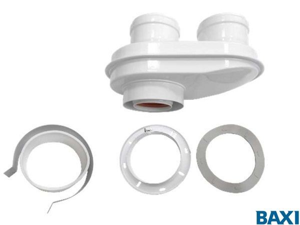 Универсальный адаптер для подключения раздельных труб для котлов ECO Classic и всех моделей BAXI (MT71413621)