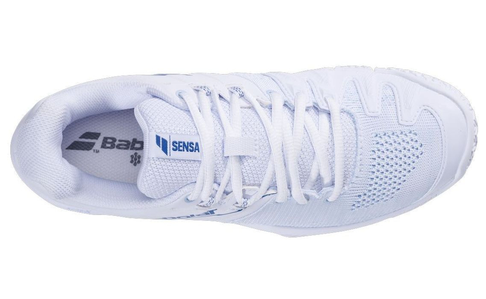 Женские кросовки для Padel Babolat Sensa - white/cool blue