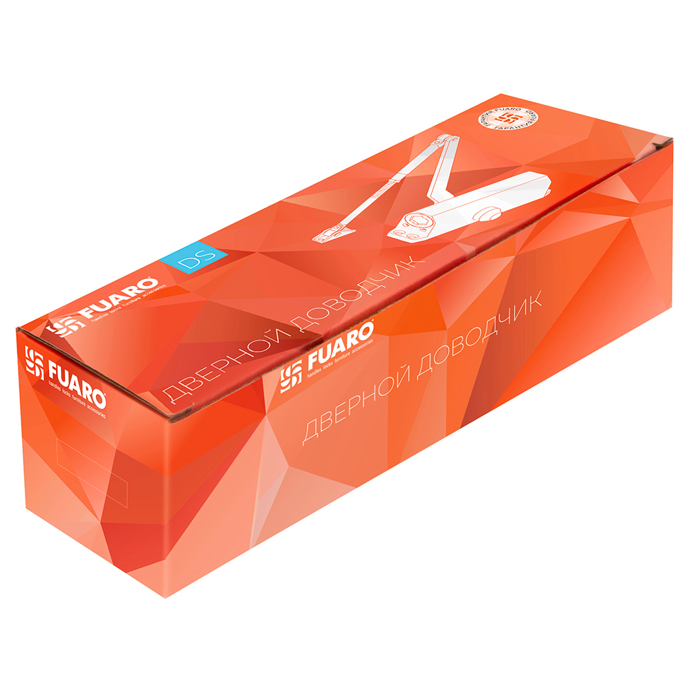 Доводчик дверной DC20-5 (DC-205) WH до 120 кг (белый)