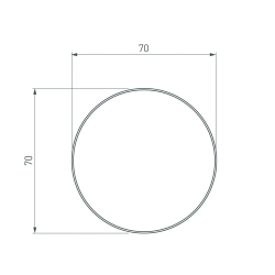 Экран SL-ROUND-D70-360deg-2000 OPAL (Arlight, Пластик) 037771