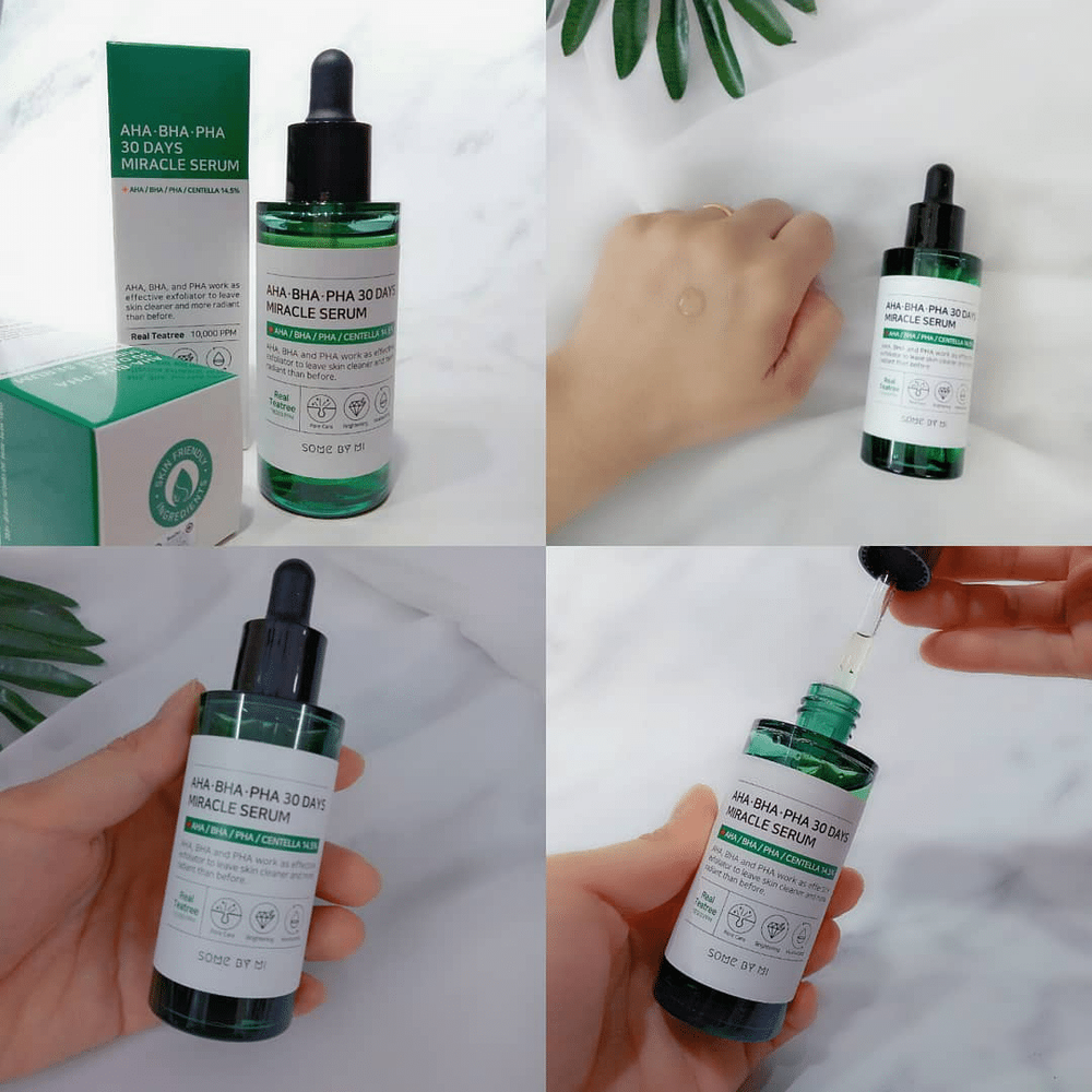 Some By Mi AHA BHA PHA 30 Days Miracle Serum двухфазная сыворотка для проблемной кожи с кислотами и центеллой