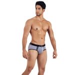 Мужские брифы серые Clever LOWA PIPING BRIEF 031612