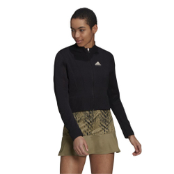 Женская Кофта теннисная Adidas Primeblue Primeknit Jacket W - black