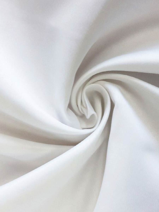 Атлас, белый, плотный, матовый Бридл