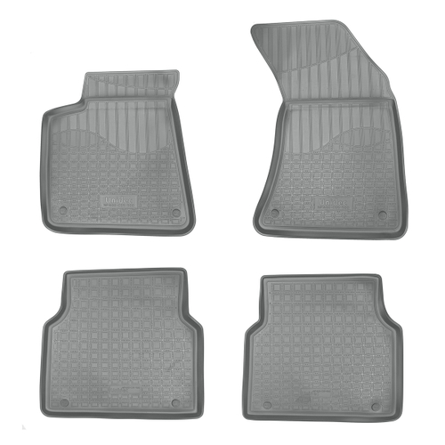 Ковры в салон Norplast/Unidec для Audi A8 в кузове D4:4H (2010-)Полиуретан,Серый, арт.NPA00-C05-500-G