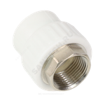 Муфта PP-R комбинированная белая Дн 90х3" ВР под ключ VALFEX 10134090