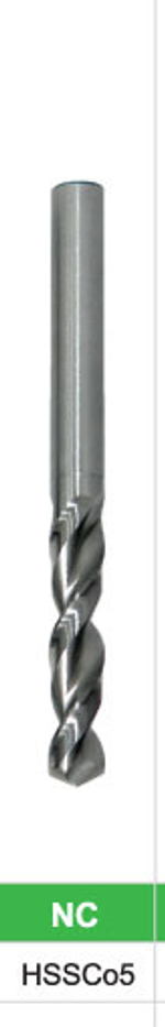 Сверло спиральное DIN-1897 7,00 HSSCo5 NC w2-201211-0700  короткая серия