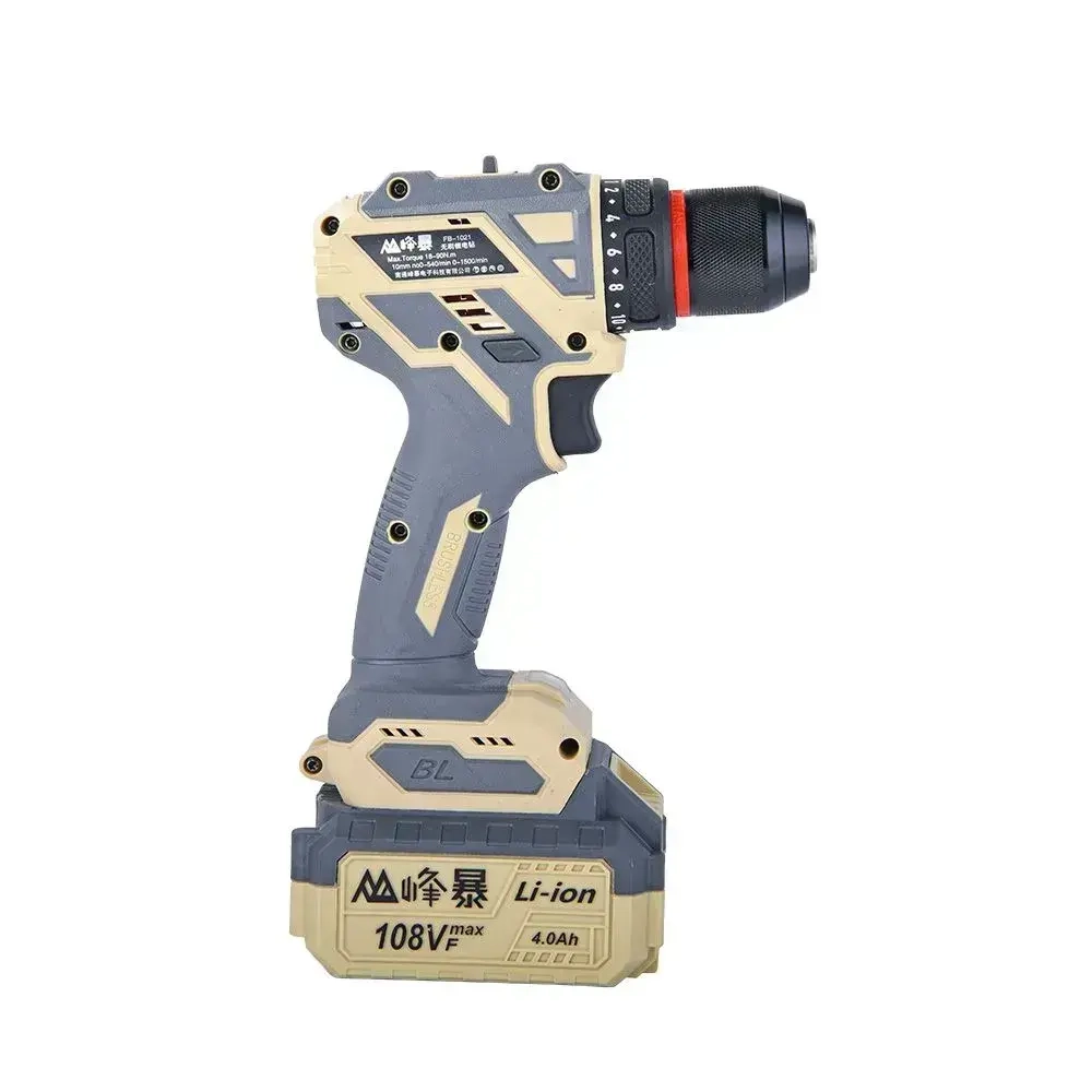 FengBao, аккумуляторная дрель-шуруповерт 1021С, 21В, 2х2.0А ч Li-Ion, в кейсе