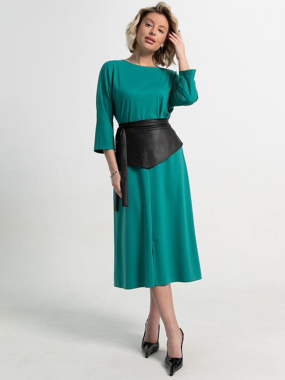 Платье Эмилия (зеленое море) П15388-18М LT Collection