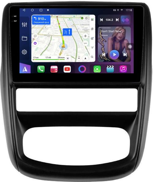 Магнитола для Renault Duster 1 2010-2015 - FarCar S400-TS18 монитор 9.5" QLED на Android 14, CarPlay, 4G SIM-слот