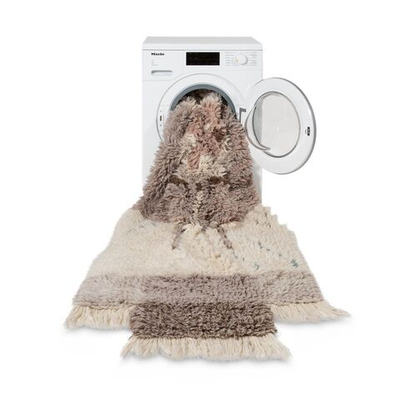 Шерстяной стираемый ковер Lorena Canals Zuni  U (90 x 240 см)