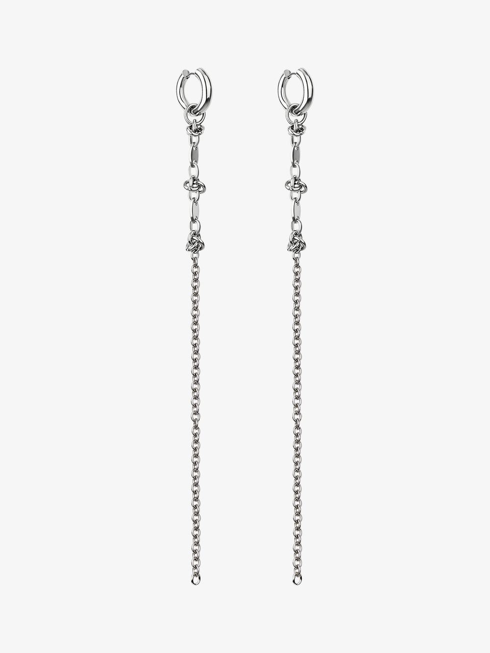 УДЛИНЕННЫЕ СЕРЬГИ "KNOTTY".