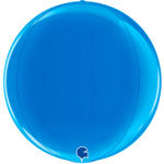 Шар фольгированный Сфера 3D 38 см (Синий)