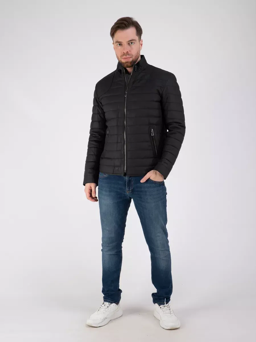 Куртка кожаная демисезонная Турция