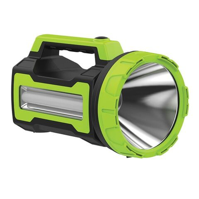 Фонарь ручной, встр акк, прожект, Космос, Premium, зар от сет220В, зар от бор сети авто, пластик, KO