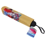 Зонт механический ветроустойчивый, матовая ручка «BESTzontik - Panda», цвет как на фото, длина 25см, d-110см