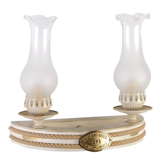 Бра LA LAMPADA 50927 (WB.805/2.17 IVORY WOOD-ALL IVORY)