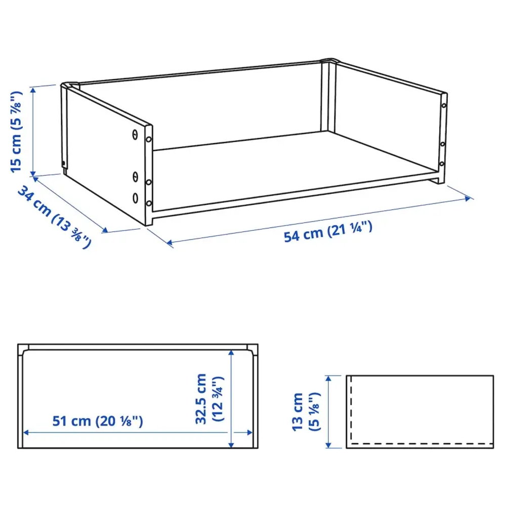 Выдвижная рама - IKEA BESTÅ/BESTA/БЕСТА/БЕСТО ИКЕА, 60x15x40 см, коричневый