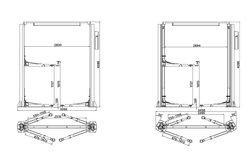 Подъемник 2-х стоечный с верхней связью, 4 т., 380В PG212