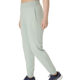 Женские теннисные брюки Asics Logo - lichen rock