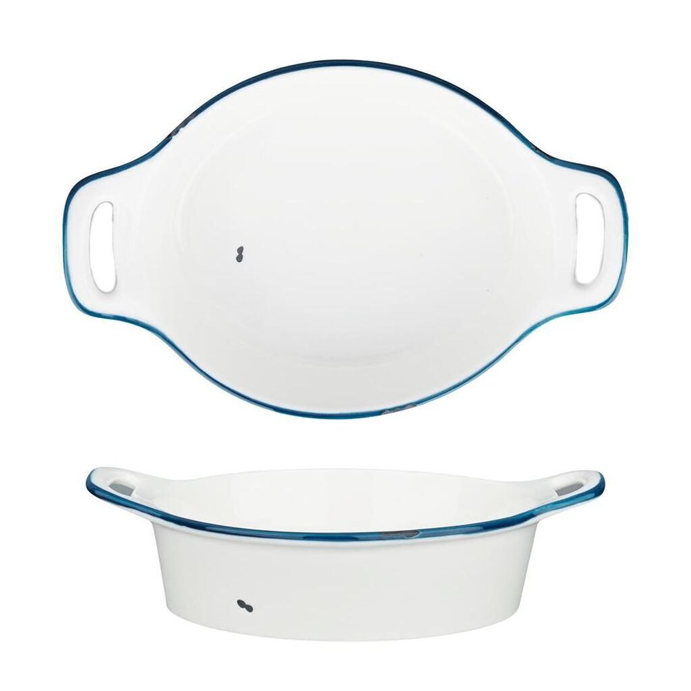 Блюдо овальное 25*16,1 см h5,5 см 880 мл с ручками   P.L. Proff Cuisine [2]