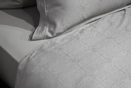 Постельное белье 1.5 спальное Garda Decor Муар оливковое бамбук