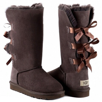 Угги Bailey Bow Tall Chocolate