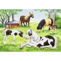 Puzzle World of Horses 2x24 pcs