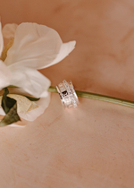 Кольцо «Зодиак» с белыми цирконами