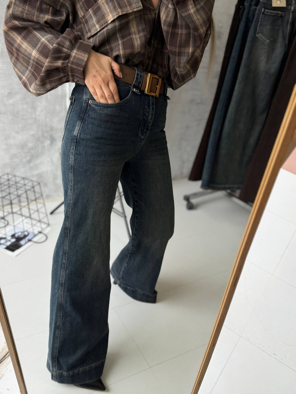 Брюки джинсовые женские арт.: 2267 синие