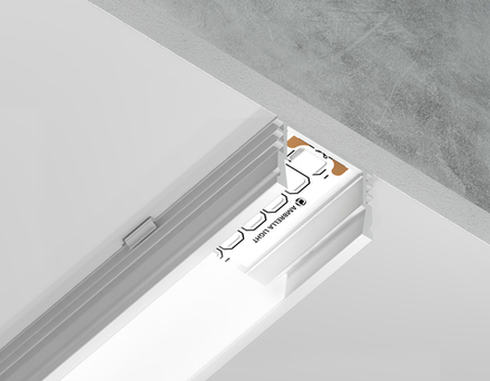 Ambrella Алюминиевый профиль накладной 15.7*12 для светодиодной ленты до 12мм Alum Profile GP1750WH