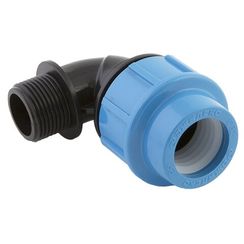 Отвод Джилекс ПНД с наружной резьбой 32х1 (15 шт. в уп.)